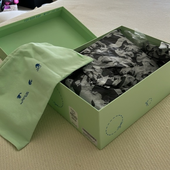 MUST SELL OFF WHITE white low vulcanized canvas black white - Picture 3 of 14